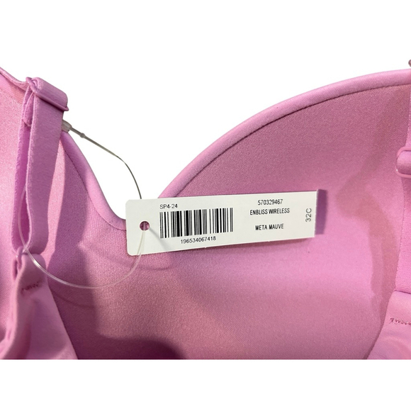 Soma Enbliss Wireless Bra 32C Pink - Picture 3 of 4